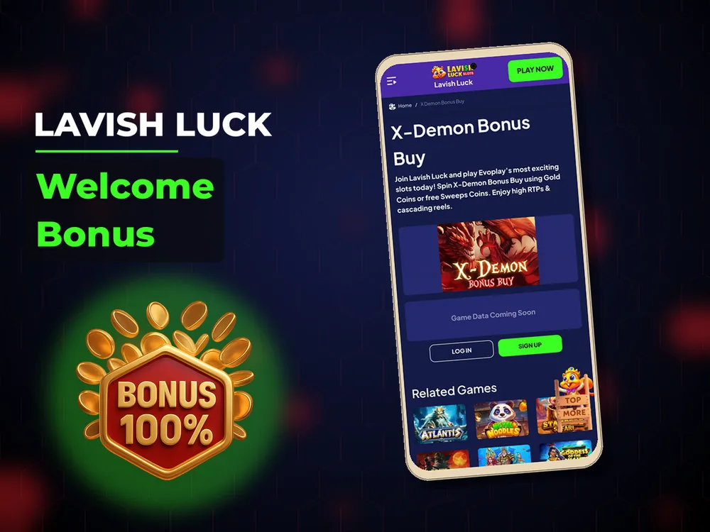 Lavish Luck - Welcome Bonus
