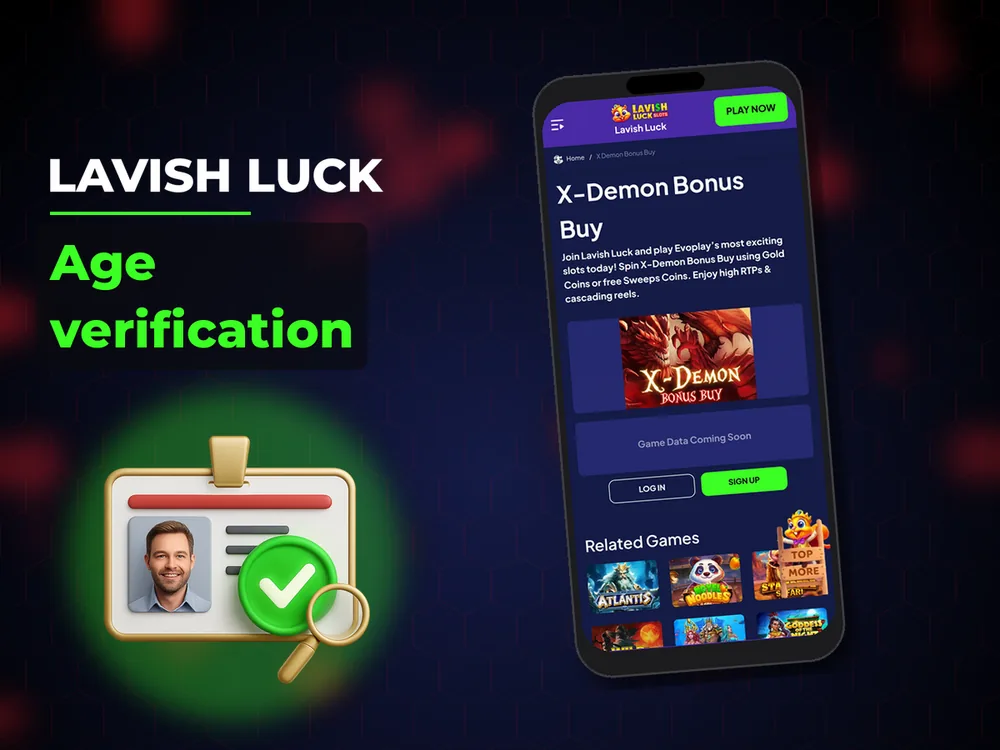 Lavish Luck - Age verification