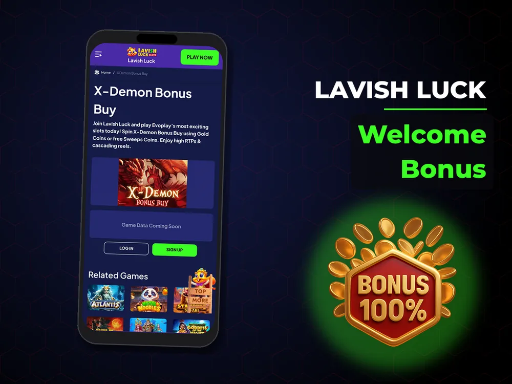Lavish Luck - Welcome Bonus